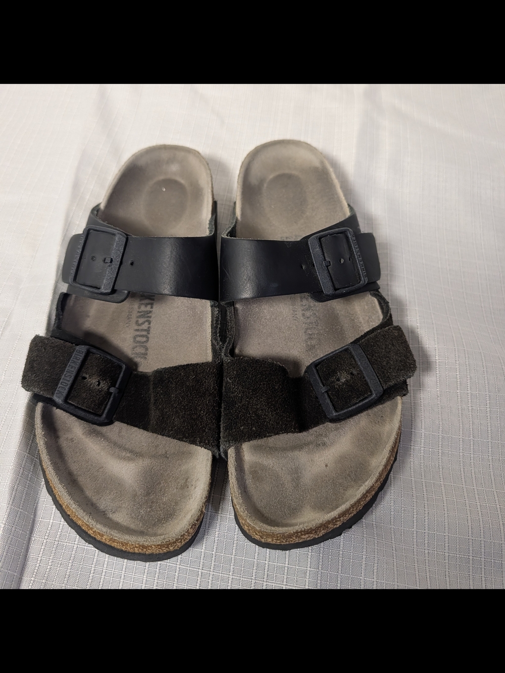 Black Size 40 EU / 9 US  Birkenstock Arizona Split sandals - Picture 2 of 9